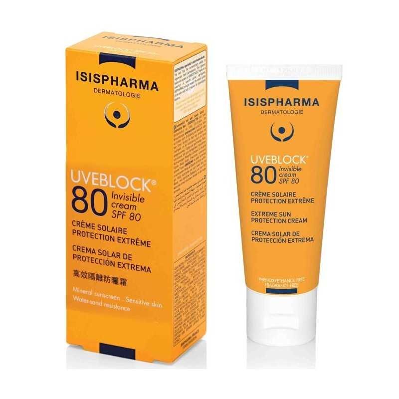 UVEBLOCK 80 CREME SOLAIRE INVISBLE 40ML