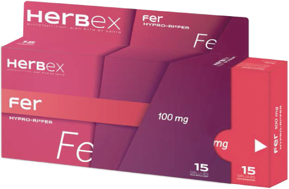 HERBEX FER 100MG BT30