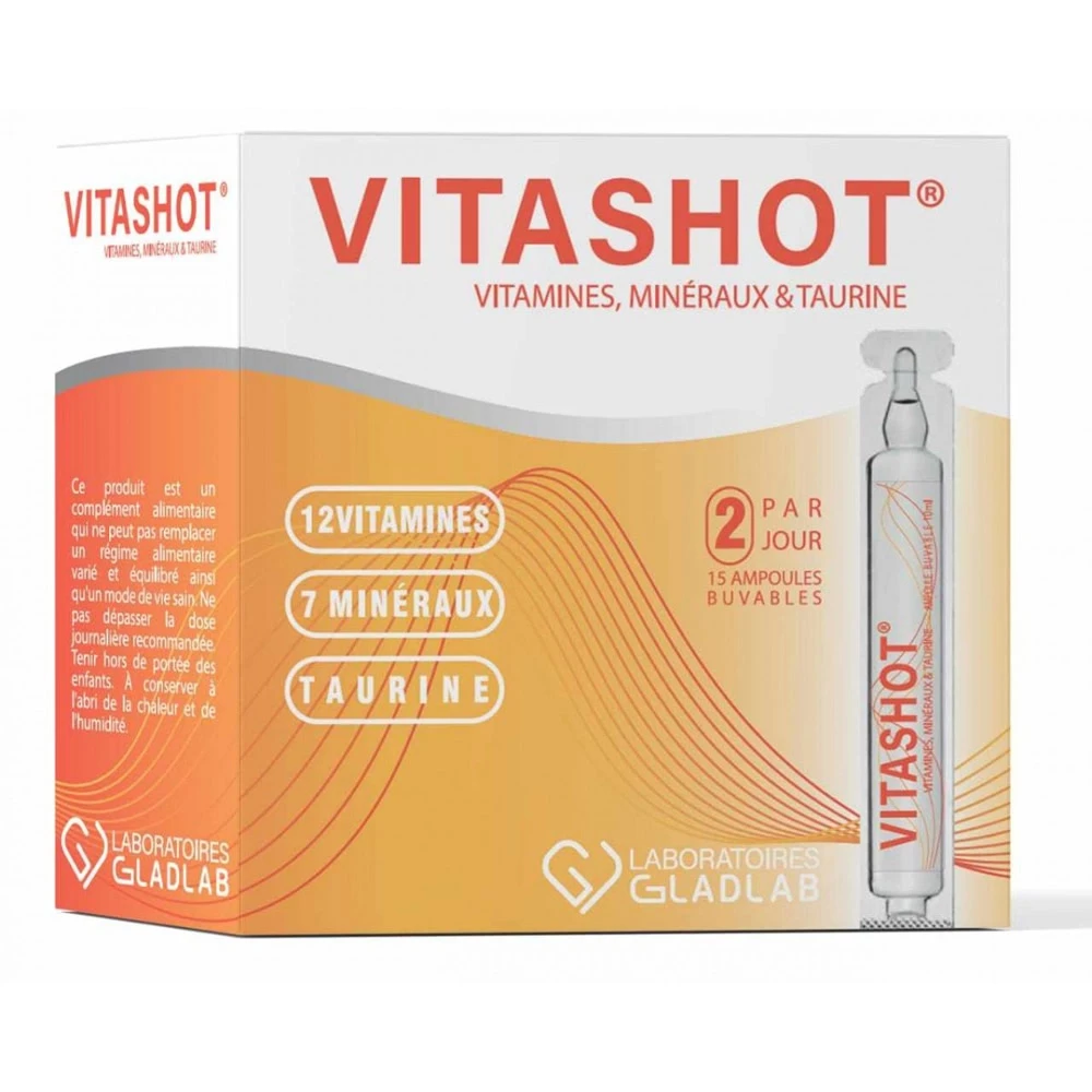 VITASHOT 15 AMPOULES